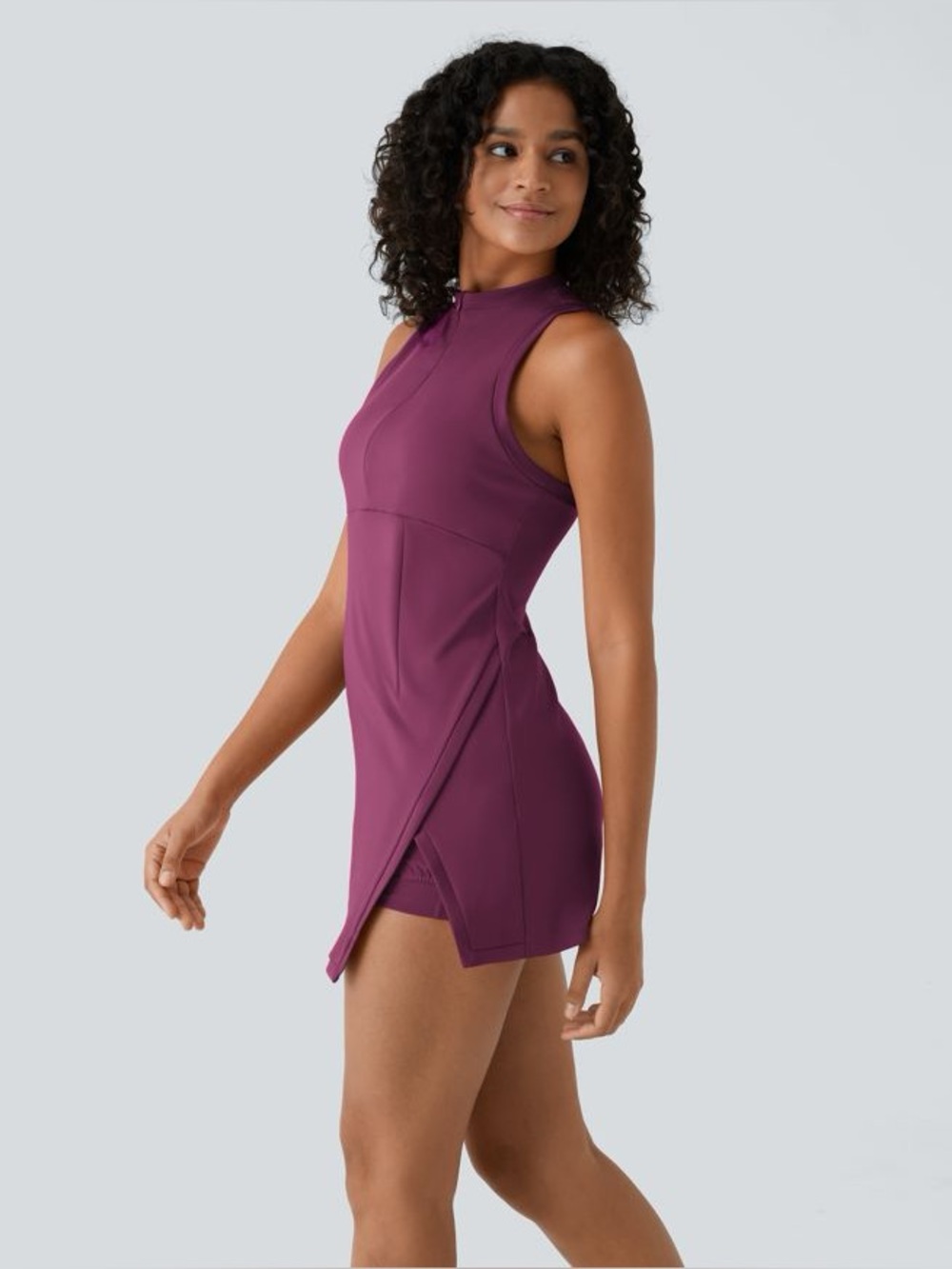Halara NWT Zipper RacerPocket 2-Piece Mini Tennis Active Dress